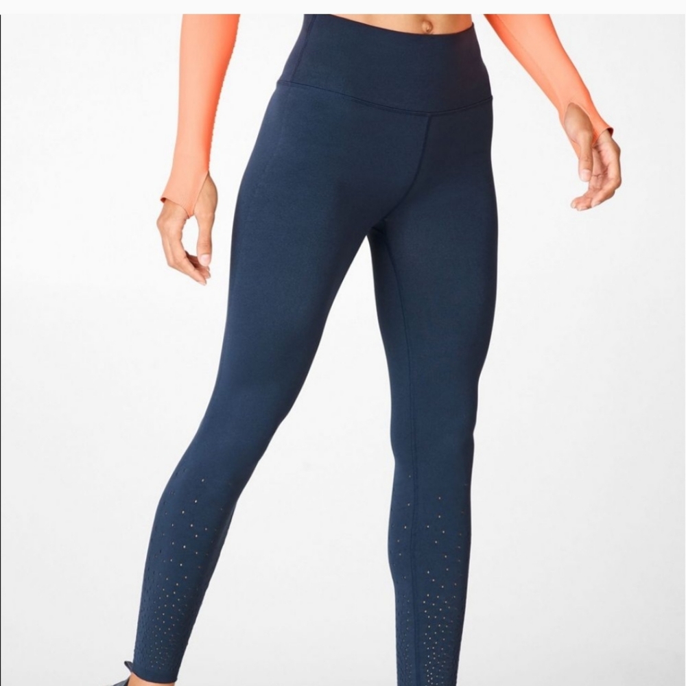 3/$30 Fabletics navy blue leggings